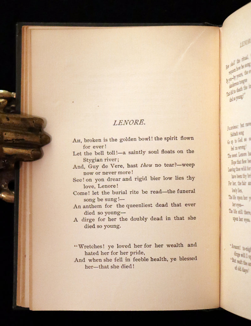 1895 Rare Book - The Raven and other POEMS by Edgar Allan POE.