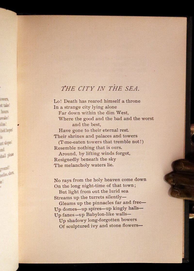 1895 Rare Book - The Raven and other POEMS by Edgar Allan POE.