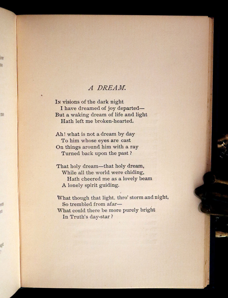 1895 Rare Book - The Raven and other POEMS by Edgar Allan POE.