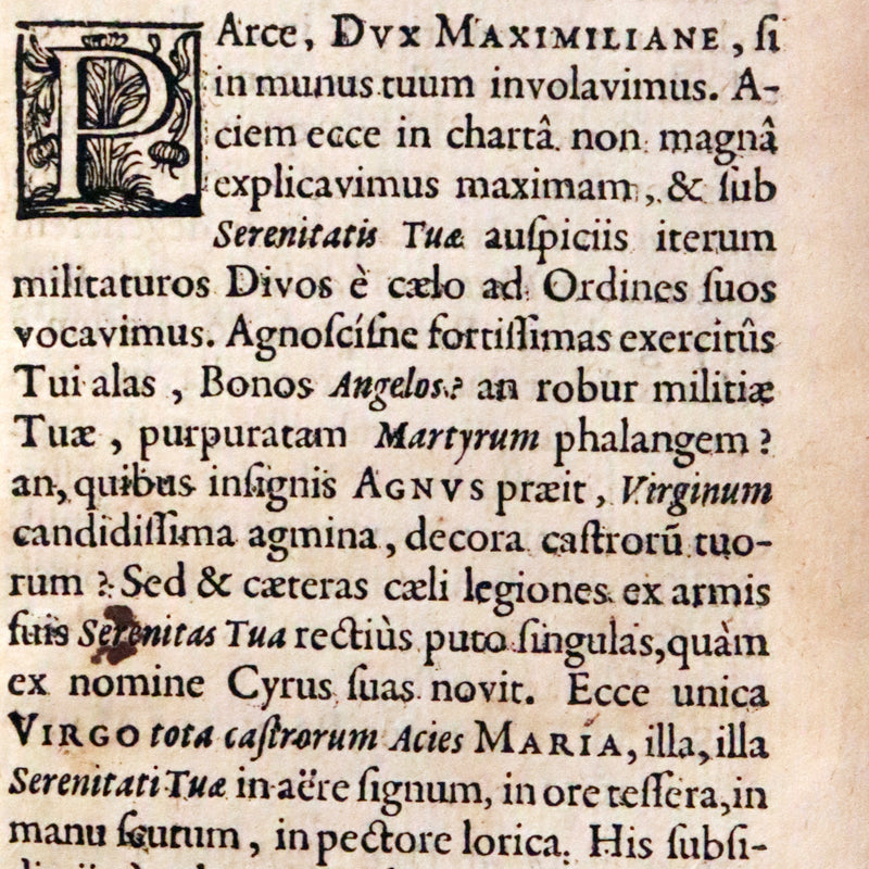 1637 Rare Latin Vellum Book - Jesuit Andreas Brunner - FASTI MARIANI.