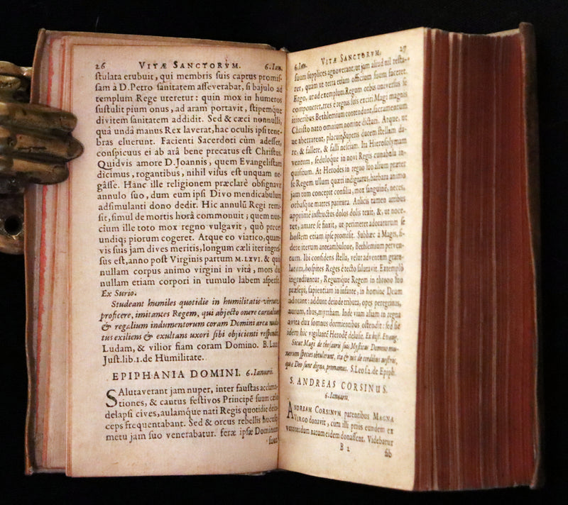 1637 Rare Latin Vellum Book - Jesuit Andreas Brunner - FASTI MARIANI.