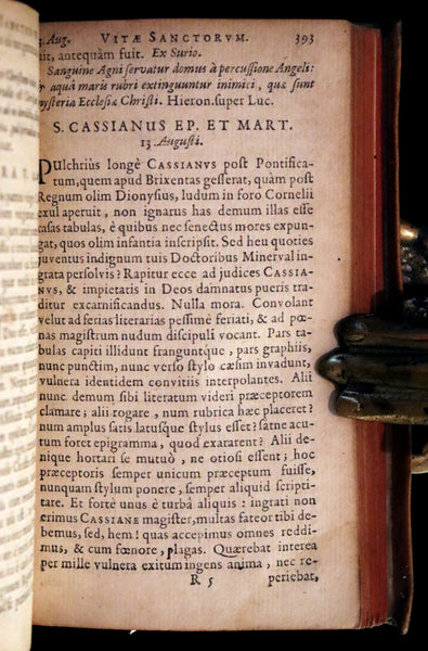 1637 Rare Latin Vellum Book - Jesuit Andreas Brunner - FASTI MARIANI.
