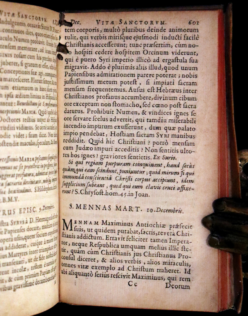 1637 Rare Latin Vellum Book - Jesuit Andreas Brunner - FASTI MARIANI.