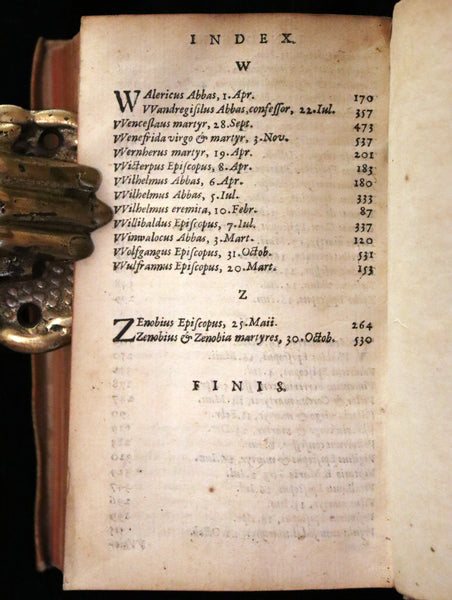 1637 Rare Latin Vellum Book - Jesuit Andreas Brunner - FASTI MARIANI.