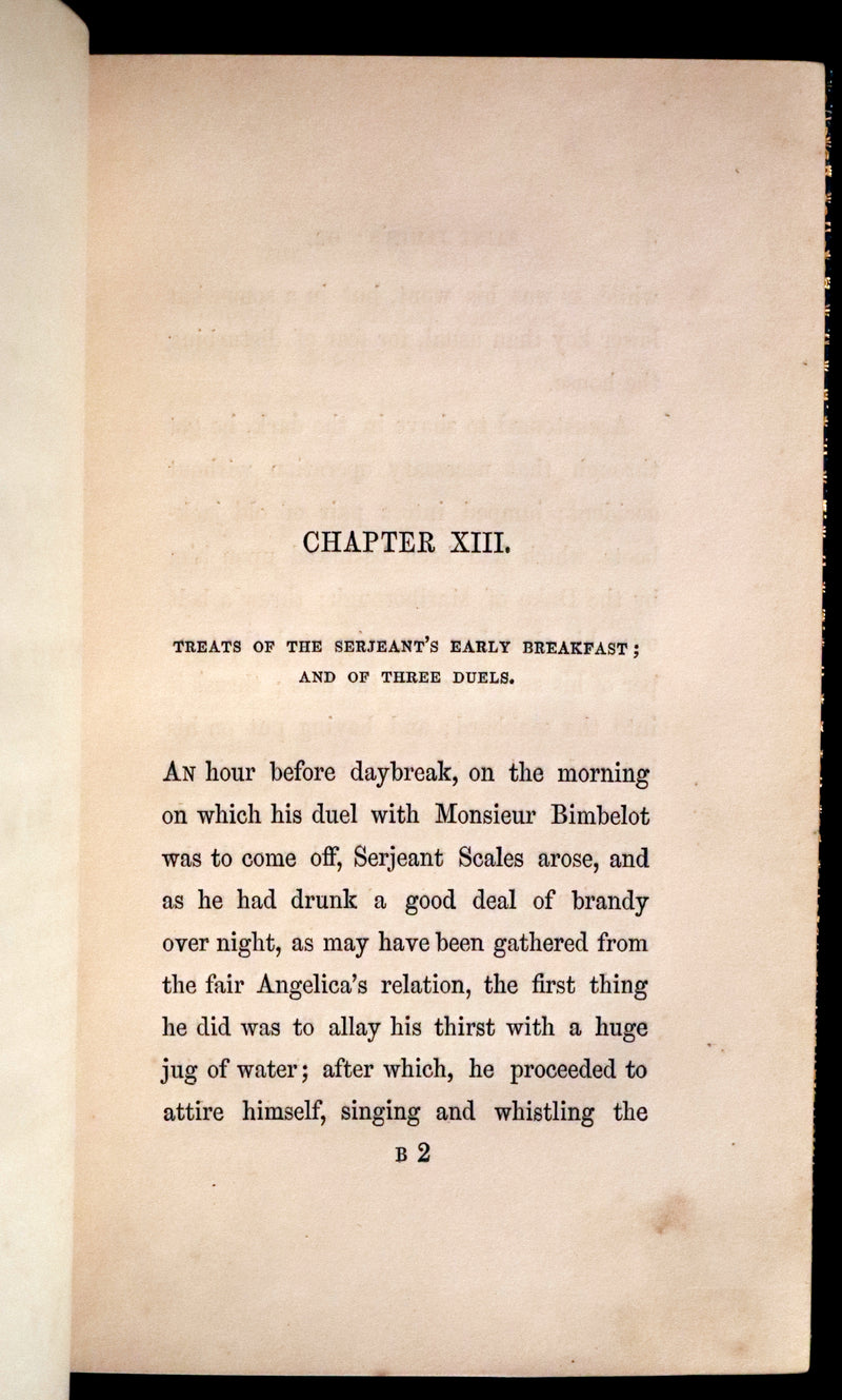 1844 Rare First Edition - Saint James's: or, The Court of Queen Anne by William Harrison Ainsworth illustrated by Cruikshank.