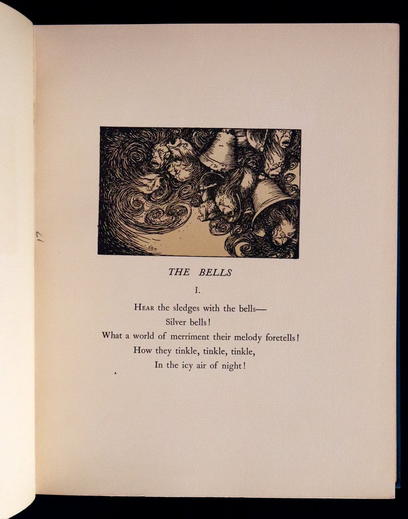 1910 First US Edition - The Poetical Works of Edgar Allan Poe Illustrated By Edmund Dulac.