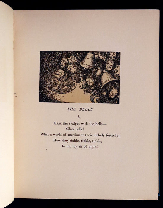 1910 First US Edition - The Poetical Works of Edgar Allan Poe Illustrated By Edmund Dulac.