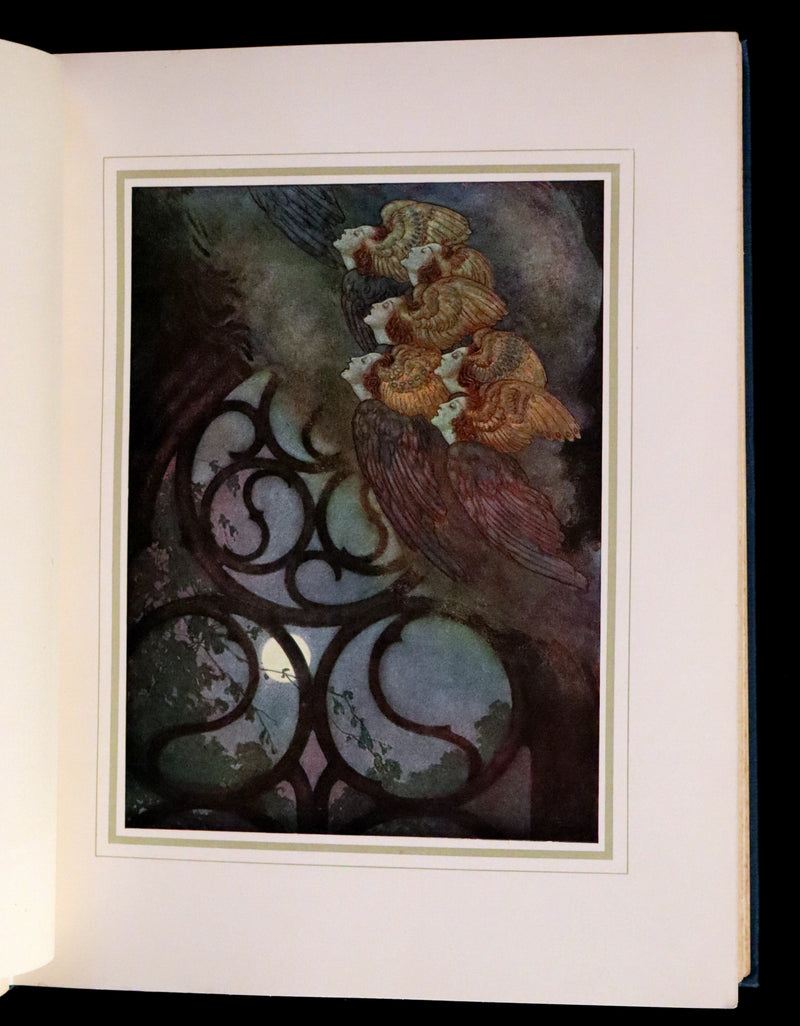 1910 First US Edition - The Poetical Works of Edgar Allan Poe Illustrated By Edmund Dulac.