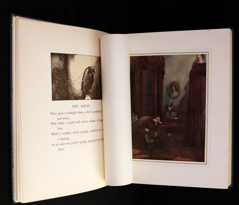 1910 First US Edition - The Poetical Works of Edgar Allan Poe Illustrated By Edmund Dulac.