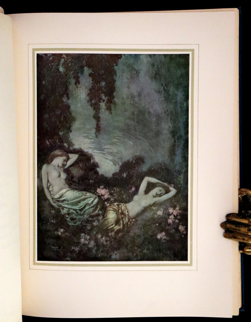 1910 First US Edition - The Poetical Works of Edgar Allan Poe Illustrated By Edmund Dulac.