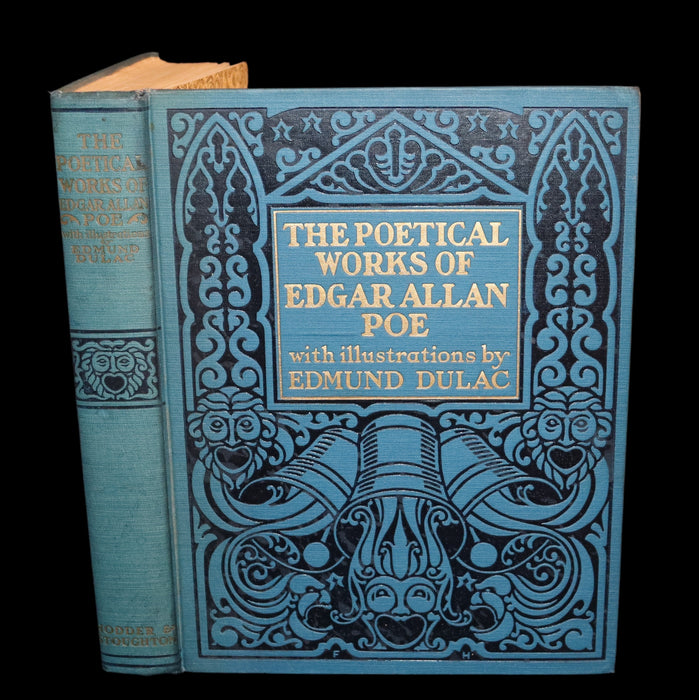 1910 First US Edition - The Poetical Works of Edgar Allan Poe Illustrated By Edmund Dulac.