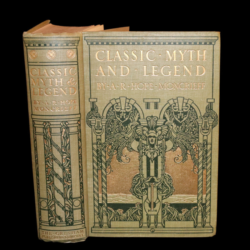 1912 Rare First Edition - Ancient Greece CLASSIC MYTH AND LEGEND by A. R. Hope Moncrieff.