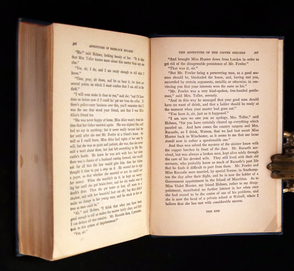 1920 Rare Book - The ADVENTURES of SHERLOCK HOLMES by Arthur Conan DOY ...