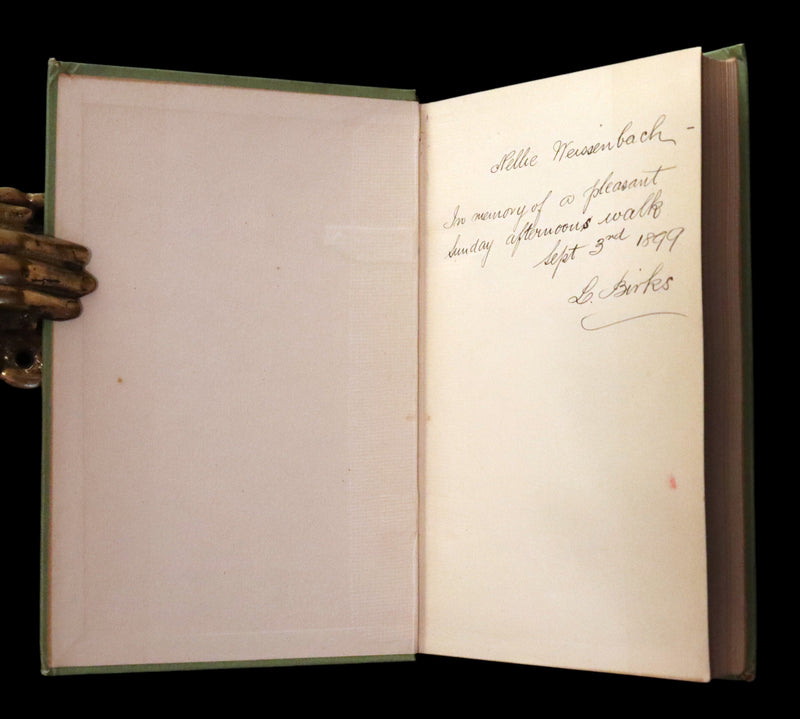 1898 Rare Two volumes in One - Alice's Adventures in Wonderland & Through the Looking Glass by Lewis Carroll.