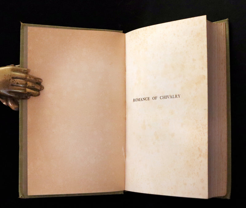 1912 Rare First Edition - ROMANCE and LEGEND of CHIVALRY by A. R. Hope Moncrieff.