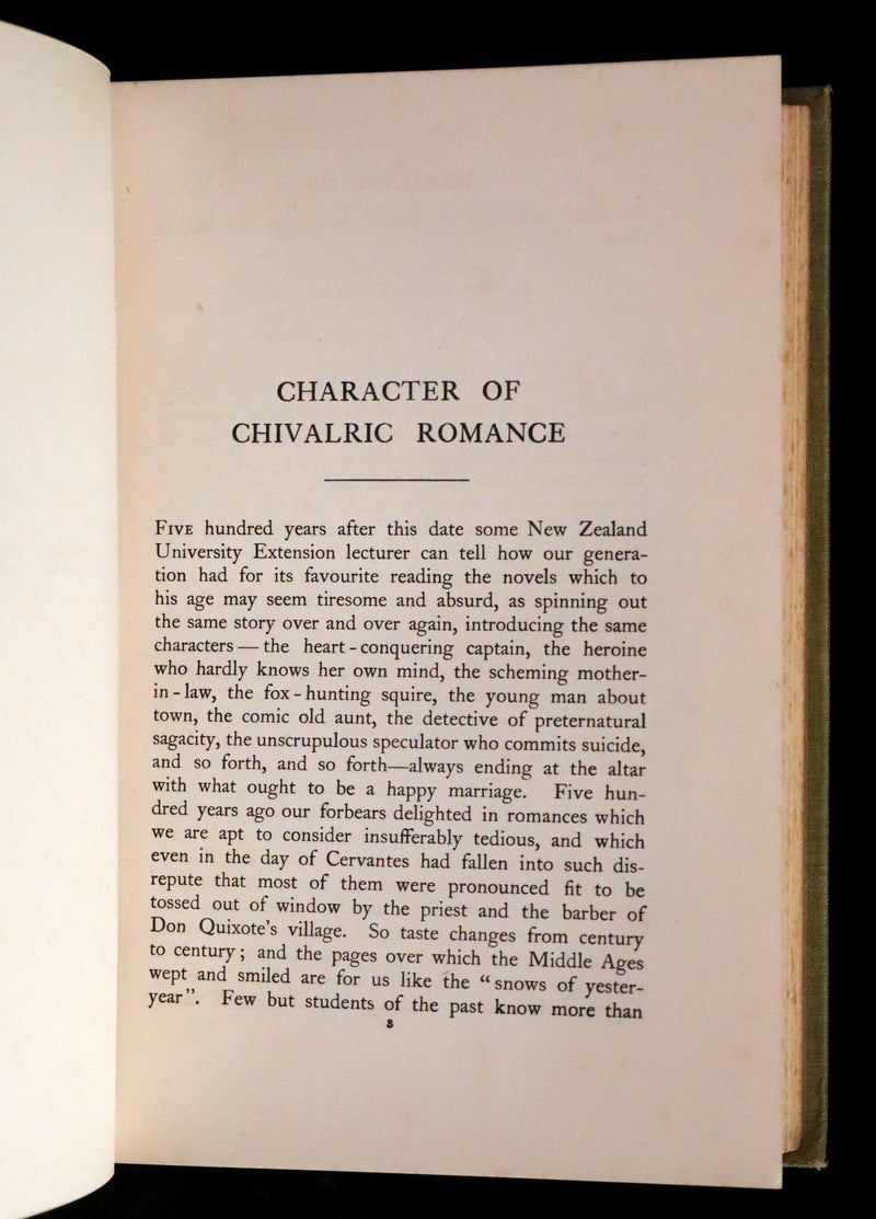 1912 Rare First Edition - ROMANCE and LEGEND of CHIVALRY by A. R. Hope Moncrieff.