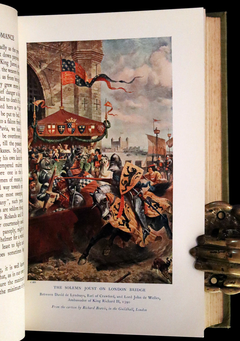 1912 Rare First Edition - ROMANCE and LEGEND of CHIVALRY by A. R. Hope Moncrieff.