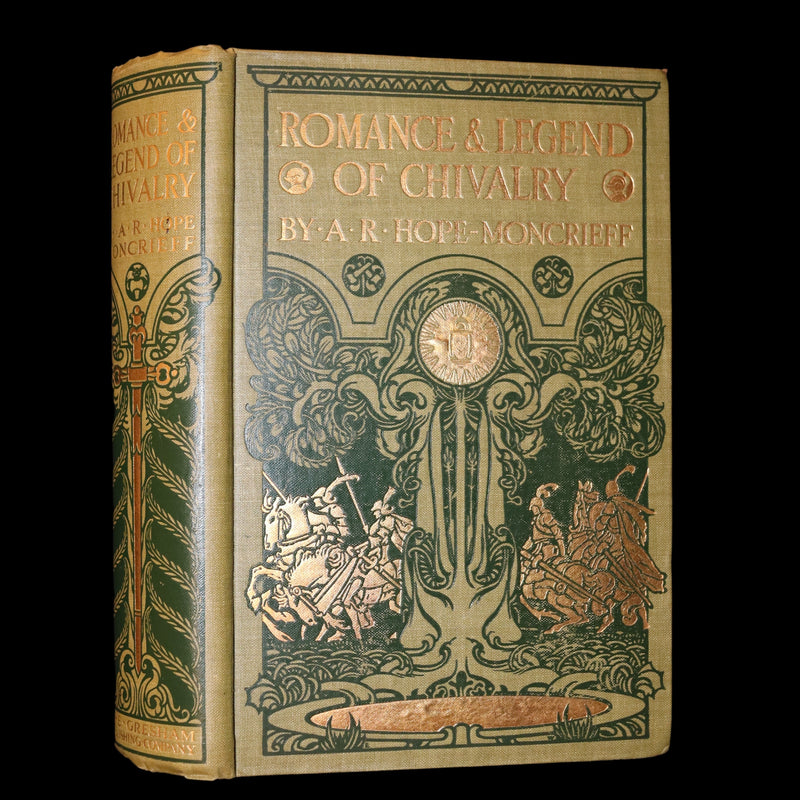 1912 Rare First Edition - ROMANCE and LEGEND of CHIVALRY by A. R. Hope Moncrieff.