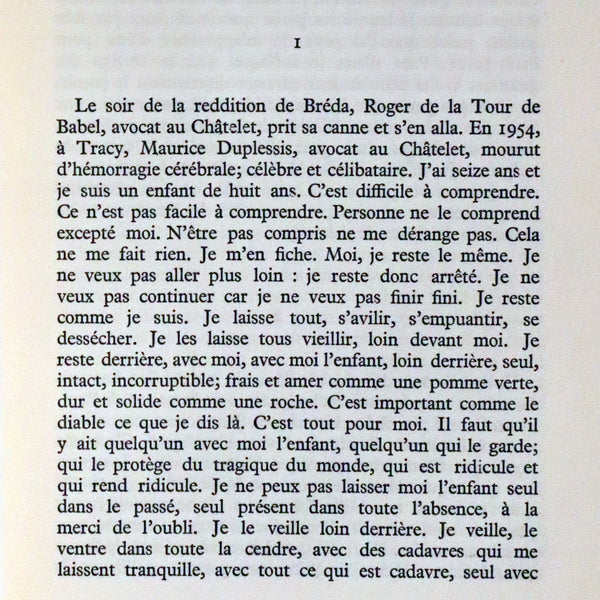 1967 Scarce Limited First French Edition - Le Nez qui Voque by Réjean Ducharme. #7/35.