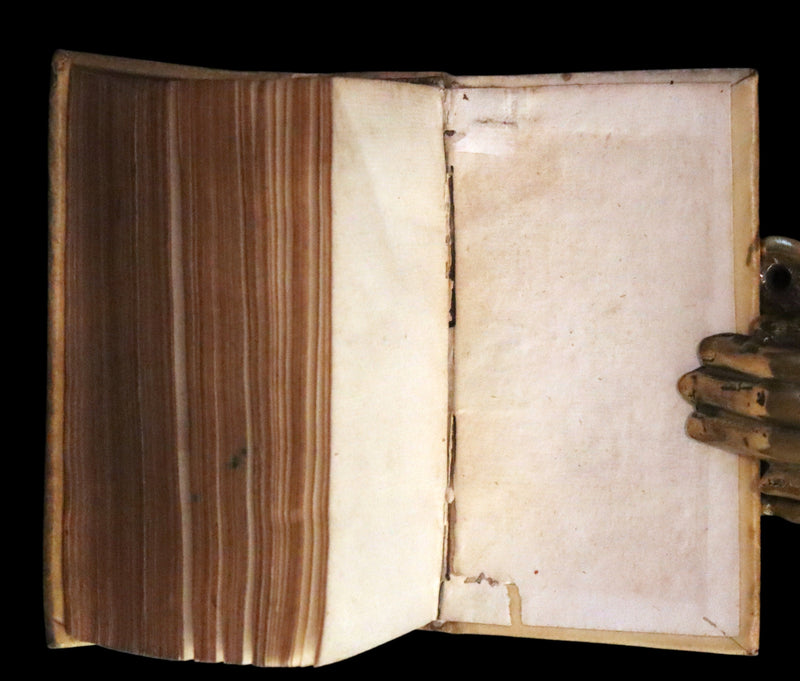 1637 Rare Latin Vellum Book - The Satyricon by Scottish writer John Barclay with account of the Gunpowder Plot of 1605.