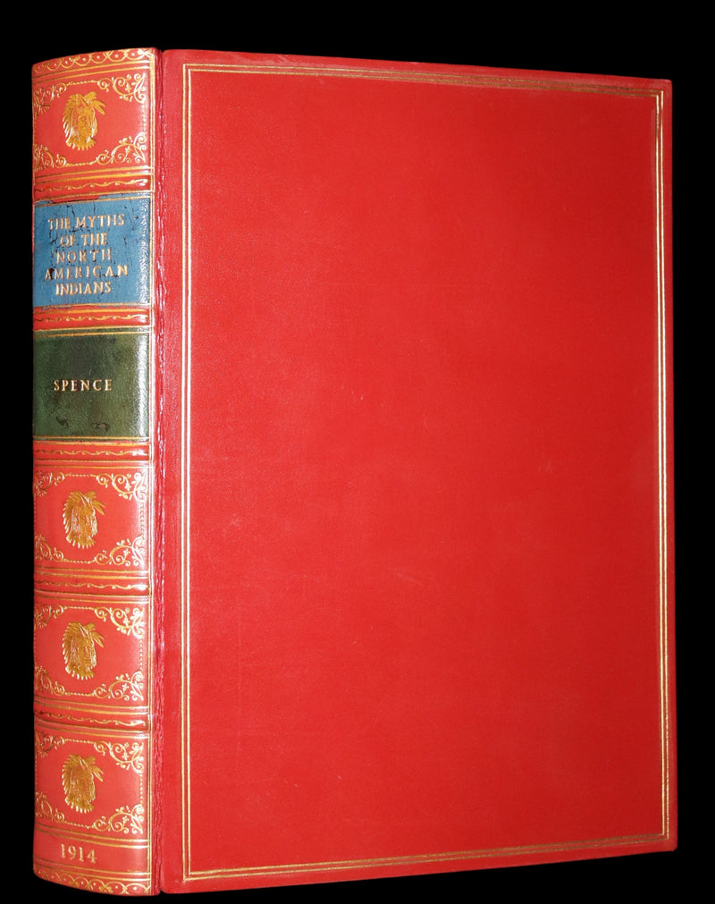 1914 Nice First Edition in a Bayntun Binding - The Myths of the North American Indians by Lewis Spence. Illustrated.