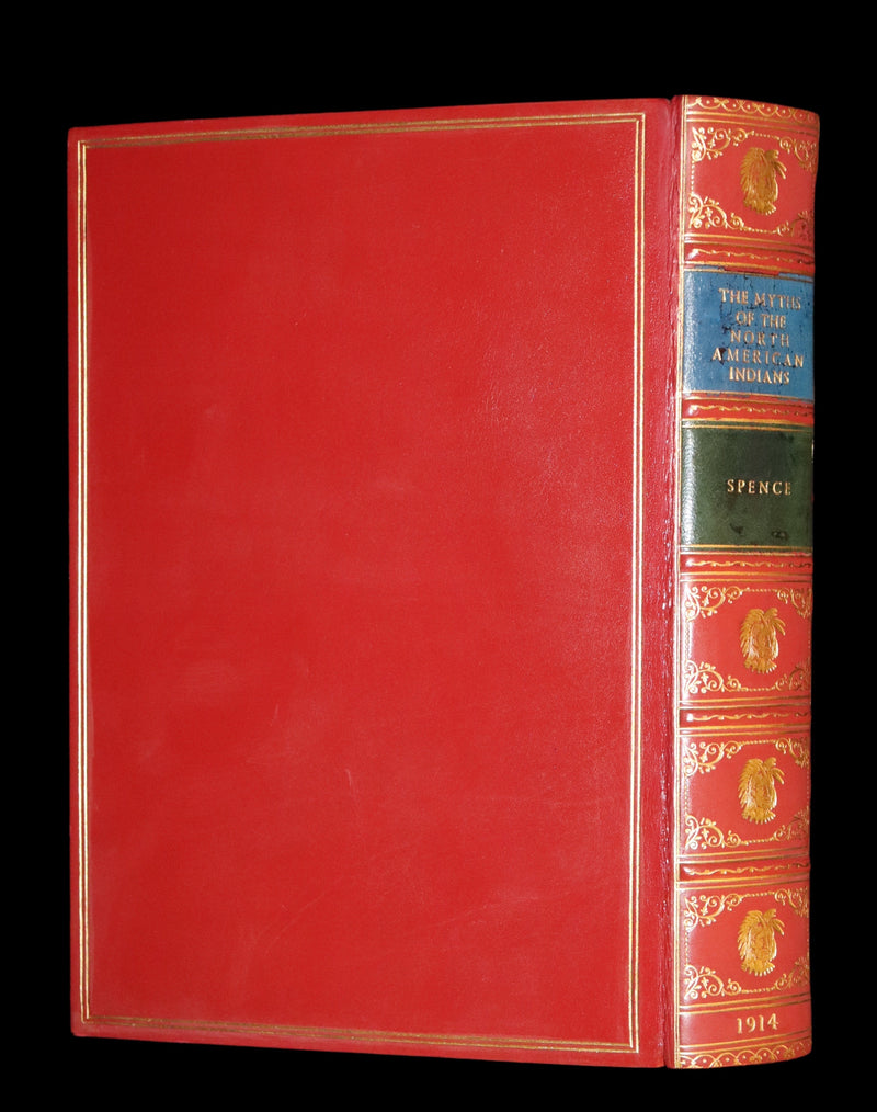 1914 Nice First Edition in a Bayntun Binding - The Myths of the North American Indians by Lewis Spence. Illustrated.