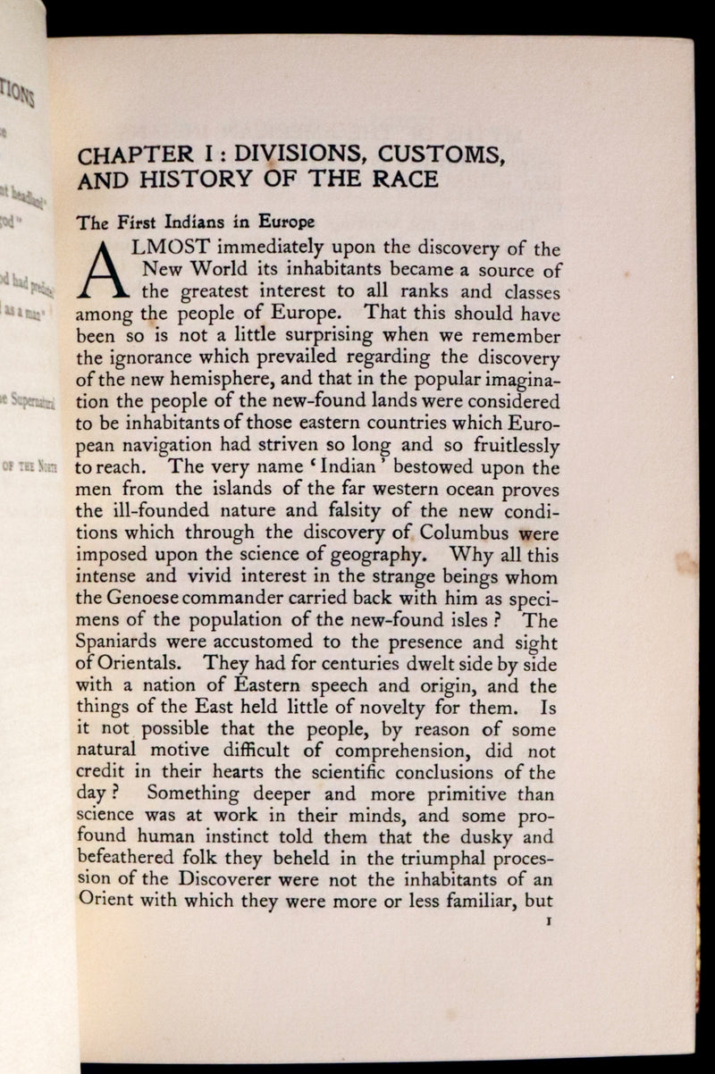 1914 Nice First Edition in a Bayntun Binding - The Myths of the North American Indians by Lewis Spence. Illustrated.