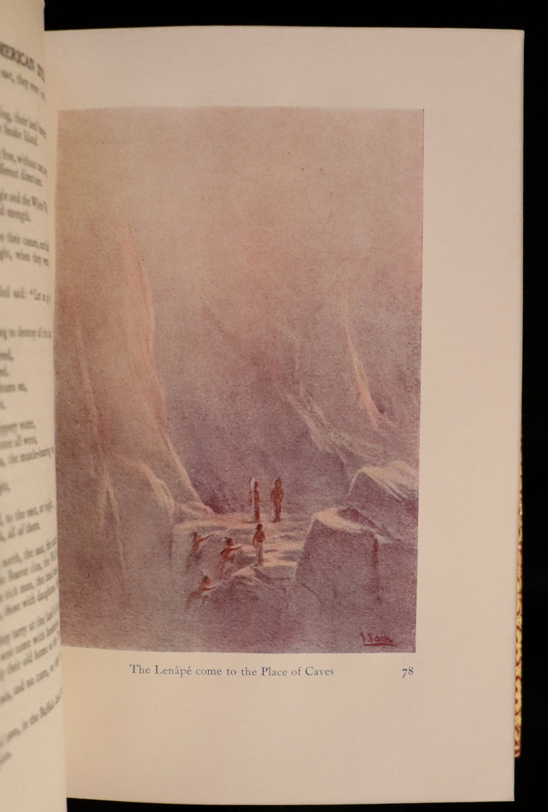 1914 Nice First Edition in a Bayntun Binding - The Myths of the North American Indians by Lewis Spence. Illustrated.
