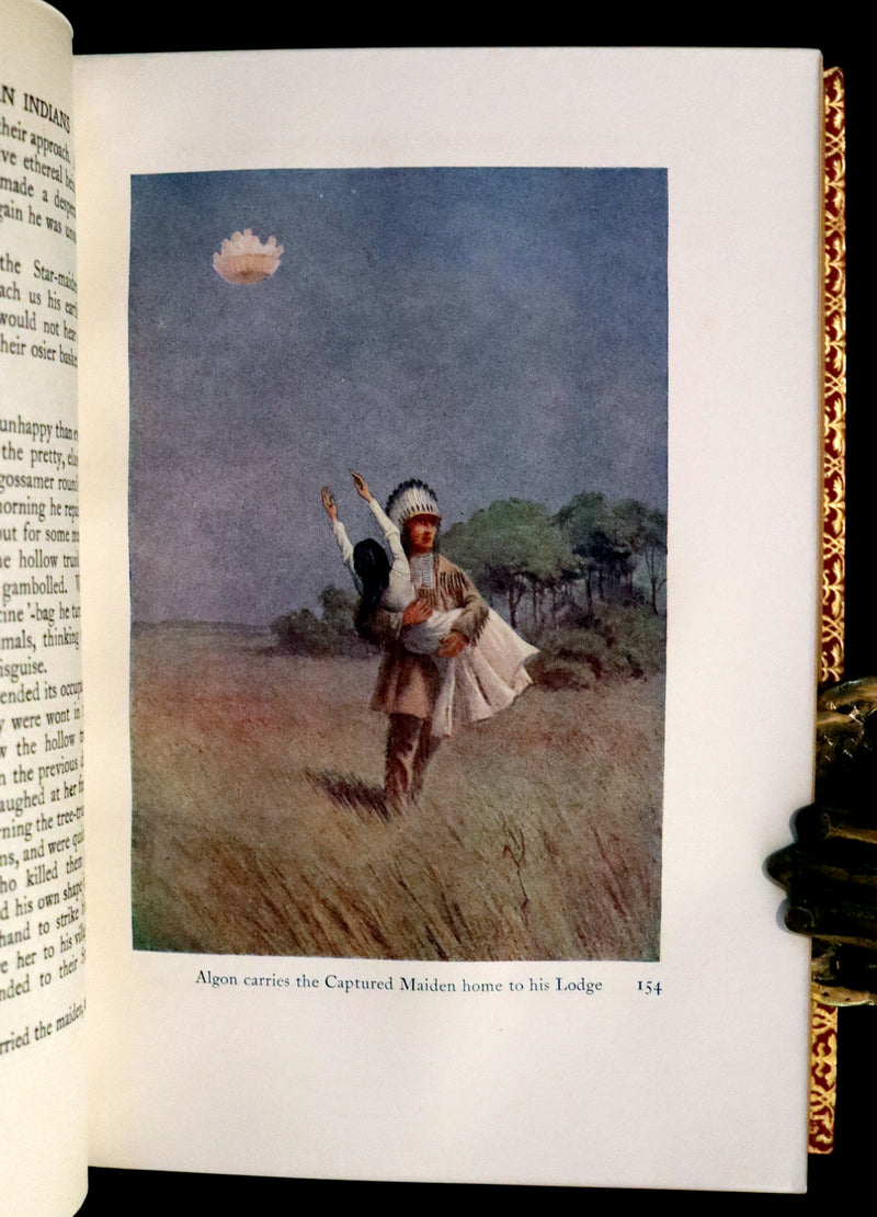 1914 Nice First Edition in a Bayntun Binding - The Myths of the North American Indians by Lewis Spence. Illustrated.