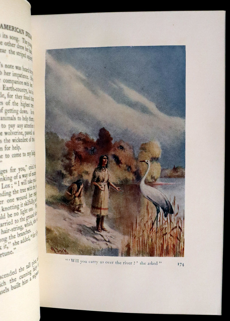 1914 Nice First Edition in a Bayntun Binding - The Myths of the North American Indians by Lewis Spence. Illustrated.
