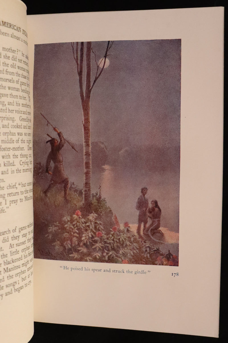 1914 Nice First Edition in a Bayntun Binding - The Myths of the North American Indians by Lewis Spence. Illustrated.