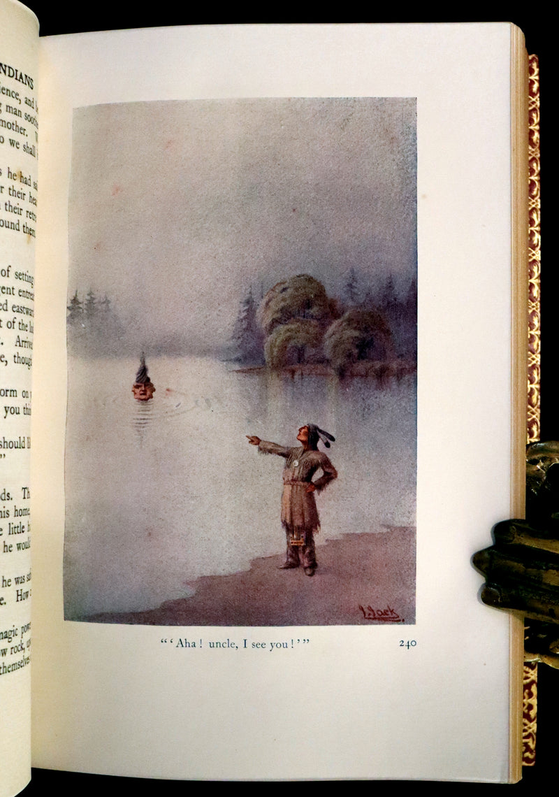 1914 Nice First Edition in a Bayntun Binding - The Myths of the North American Indians by Lewis Spence. Illustrated.