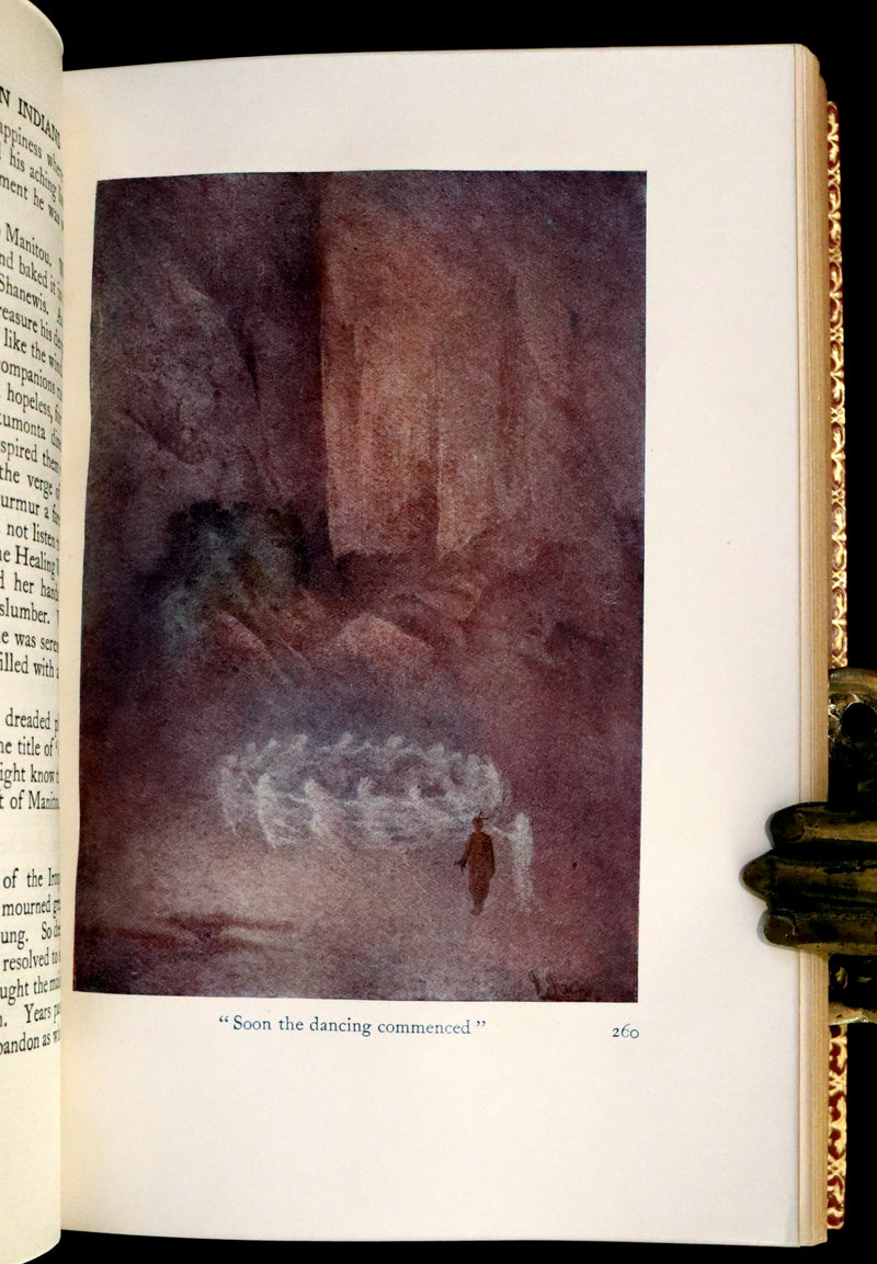 1914 Nice First Edition in a Bayntun Binding - The Myths of the North American Indians by Lewis Spence. Illustrated.