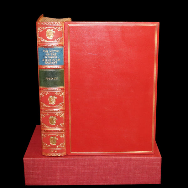 1914 Nice First Edition in a Bayntun Binding - The Myths of the North American Indians by Lewis Spence. Illustrated.