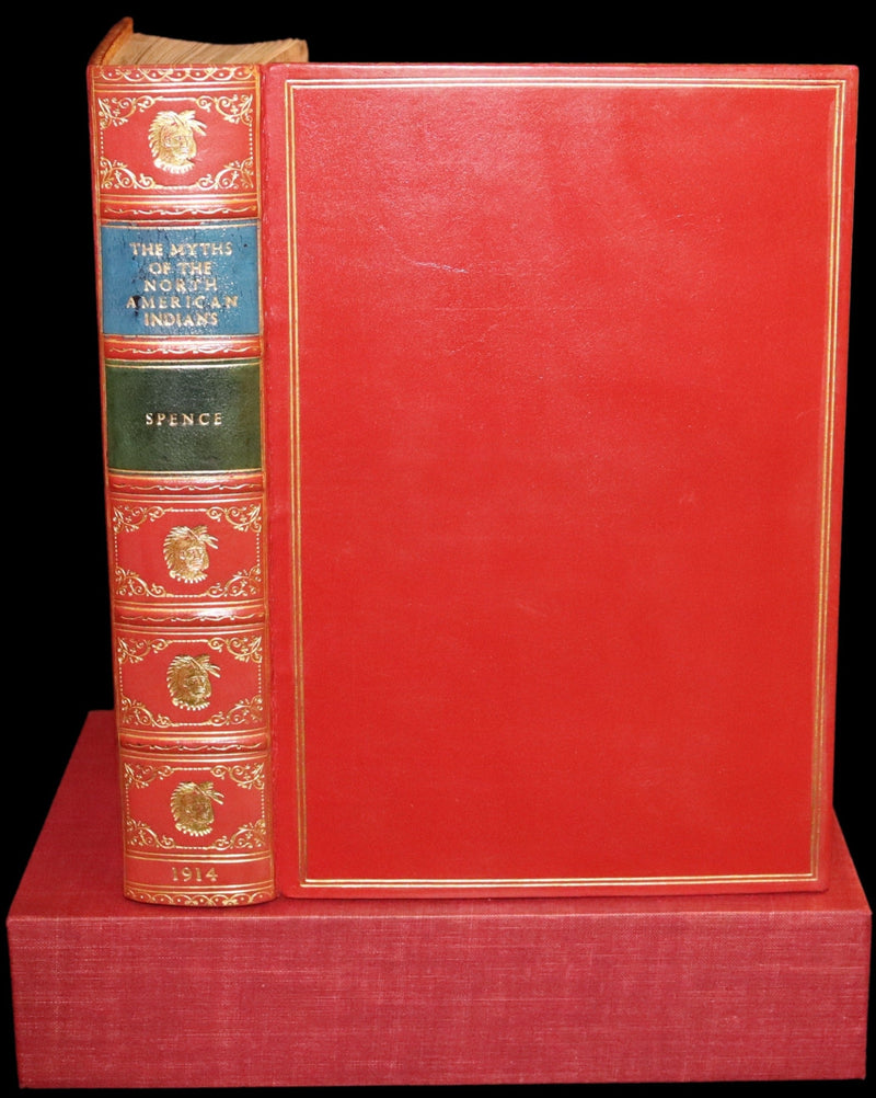 1914 Nice First Edition in a Bayntun Binding - The Myths of the North American Indians by Lewis Spence. Illustrated.