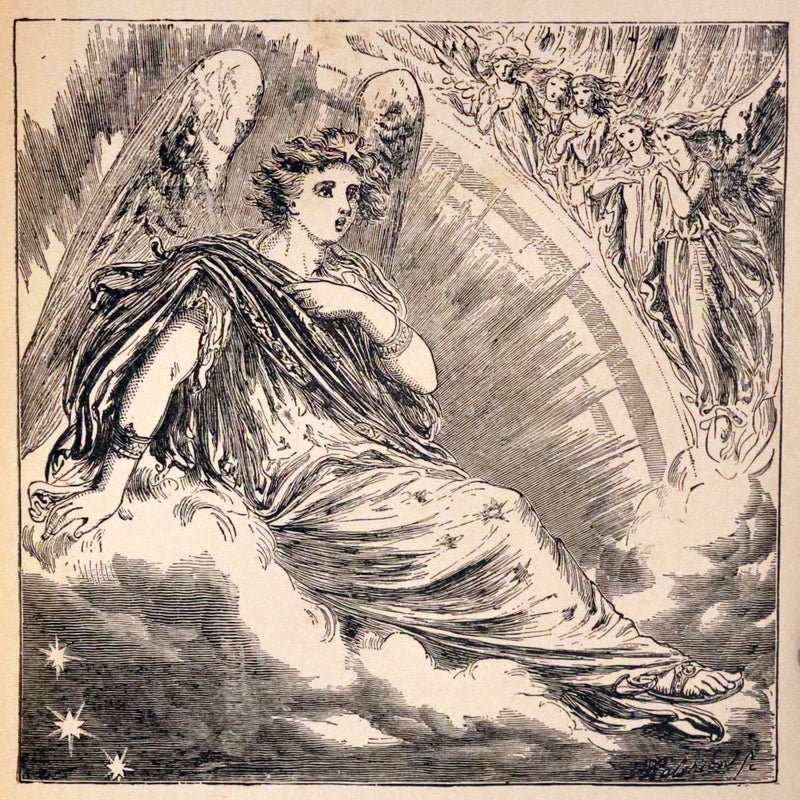 1882 Rare Victorian Book - Poems by Edgar Allan POE with Memoir (The Raven, Lenore, Ulalume, ...)