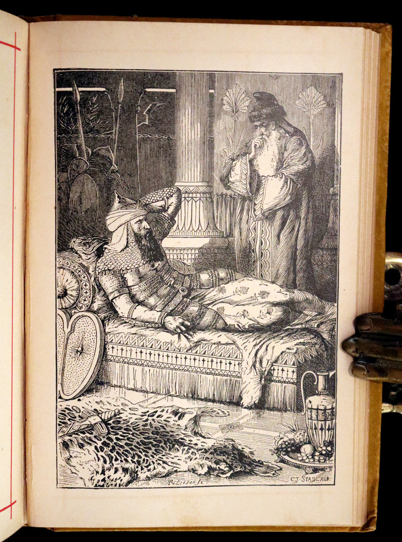 1882 Rare Victorian Book - Poems by Edgar Allan POE with Memoir (The Raven, Lenore, Ulalume, ...)