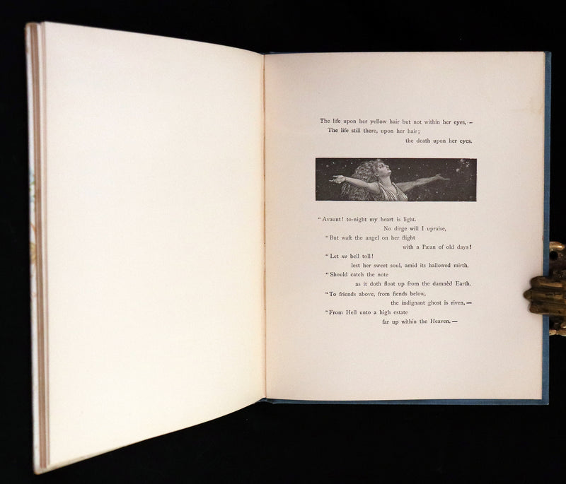 1886 Scarce Victorian Book - LENORE by Edgar Allan POE, First Illustrated edition by Henry Sandham.