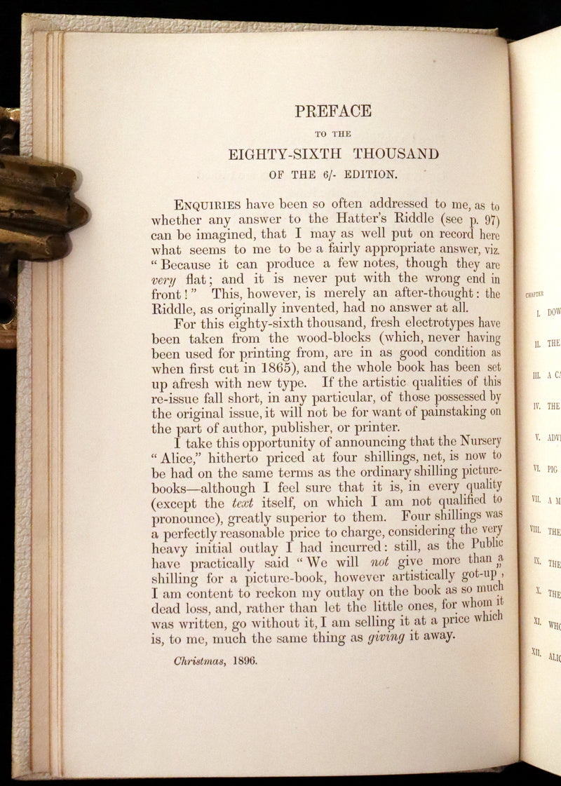 1899 Scarce Vaudeville Theatre Edition - ALICE'S ADVENTURES IN WONDERLAND by Lewis Carroll.