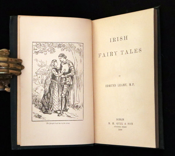 1890 Scarce First Edition - IRISH FAIRY TALES by Edmund Leamy. Illustrated.
