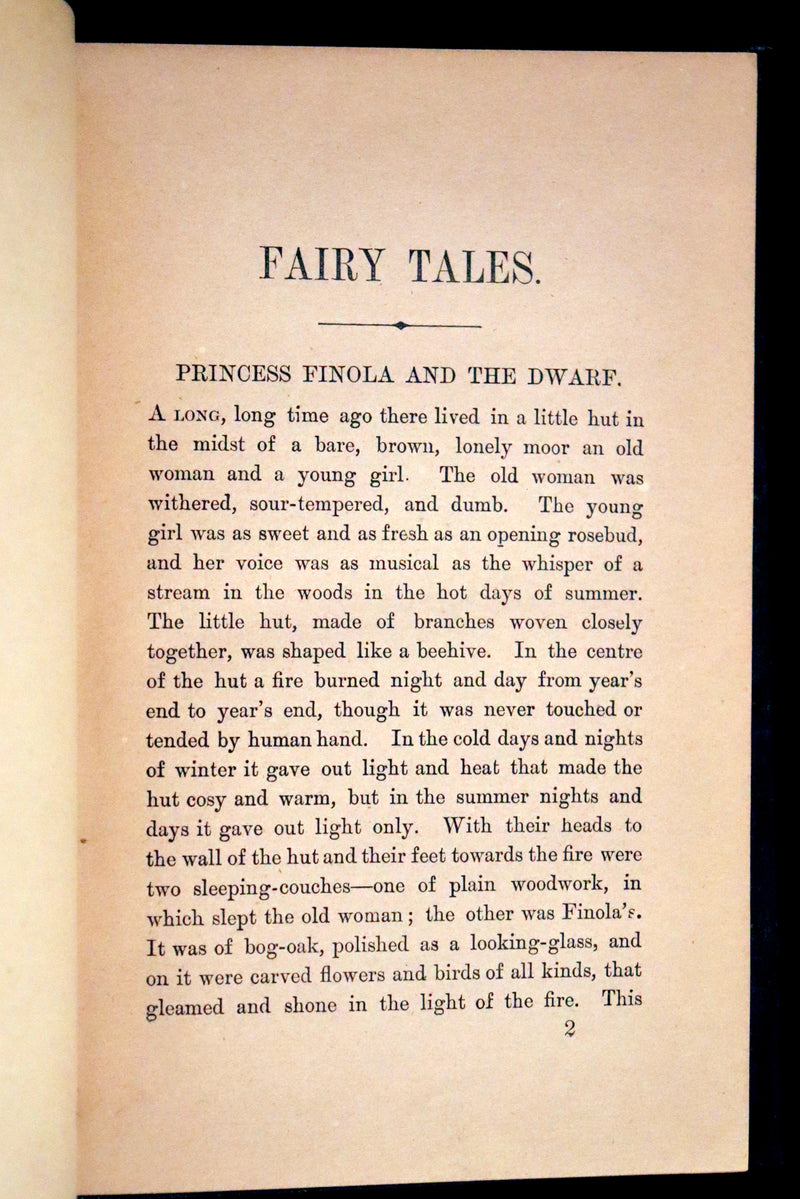 1890 Scarce First Edition - IRISH FAIRY TALES by Edmund Leamy. Illustrated.