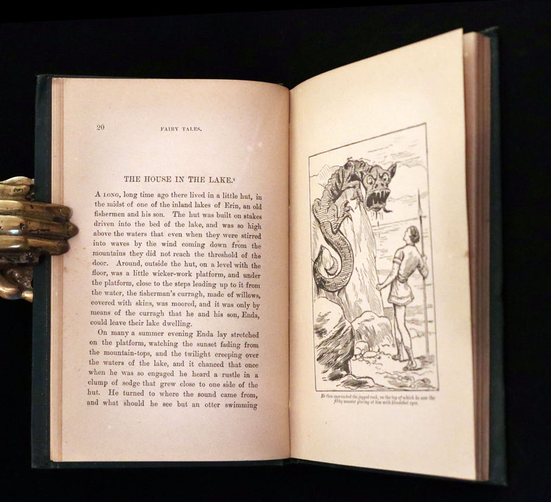 1890 Scarce First Edition - IRISH FAIRY TALES by Edmund Leamy. Illustrated.