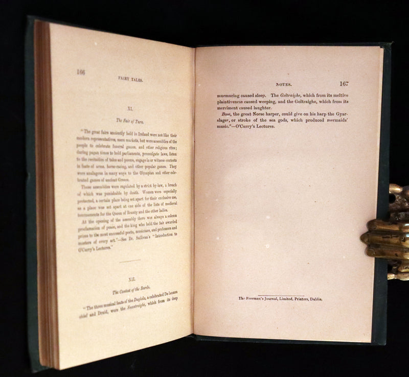 1890 Scarce First Edition - IRISH FAIRY TALES by Edmund Leamy. Illustrated.