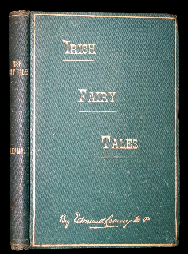 1890 Scarce First Edition - IRISH FAIRY TALES by Edmund Leamy. Illustrated.
