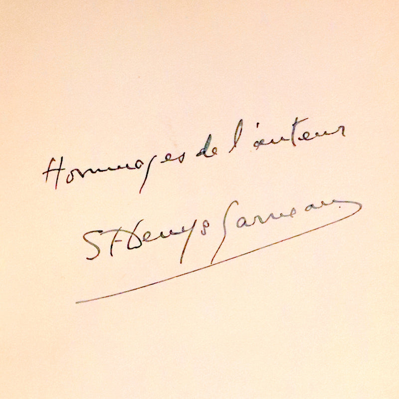 1937 Scarce French Book - REGARDS et JEUX DANS L'ESPACE, SIGNED by ST-DENYS-GARNEAU. FIRST EDITION.