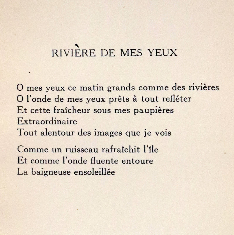 1937 Scarce French Book - REGARDS et JEUX DANS L'ESPACE, SIGNED by ST-DENYS-GARNEAU. FIRST EDITION.