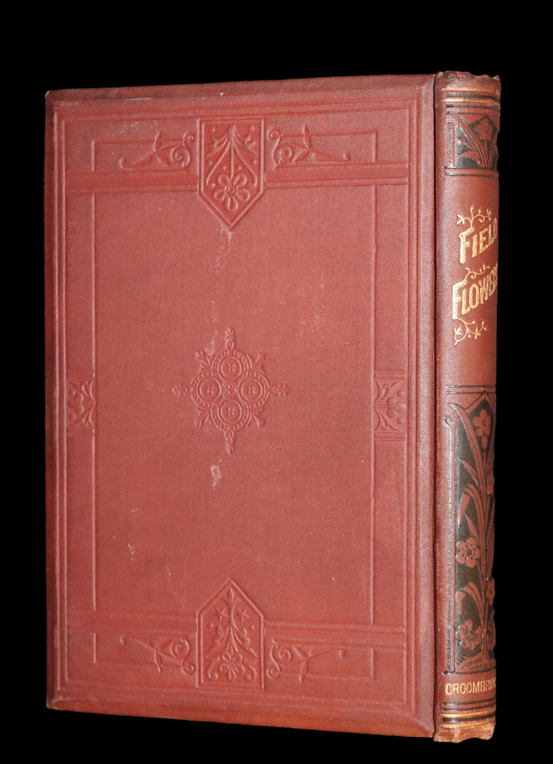 1878 Rare Victorian Book - FIELD FLOWERS, A handy-book for the rambling by the famous botanist James Shirley Hibberd.