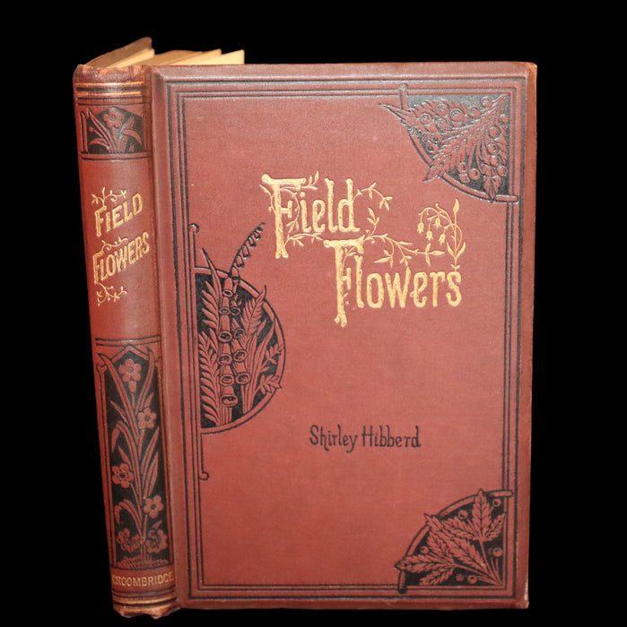 1878 Rare Victorian Book - FIELD FLOWERS, A handy-book for the rambling by the famous botanist James Shirley Hibberd.