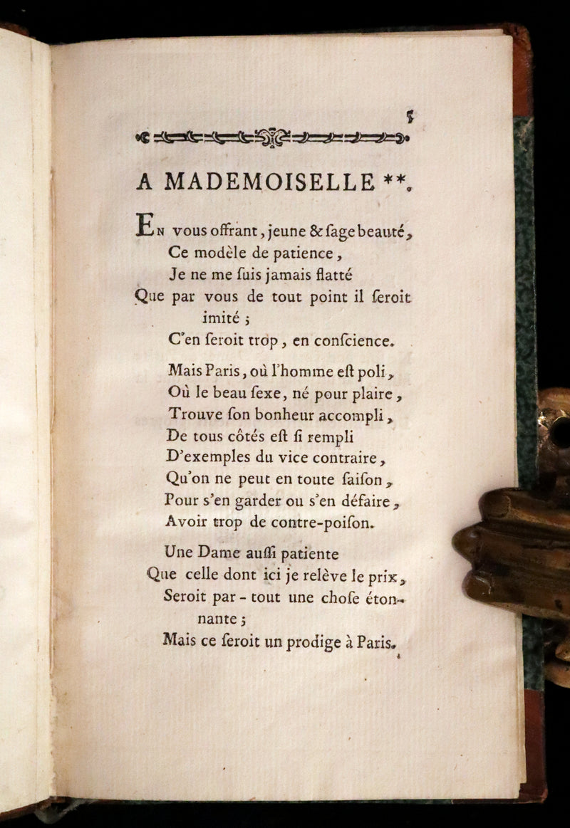 1781 Scarce French early Edition ~ Griselidis, Peau d’Ane et Les Souhaits ridicules. Contes de Perrault. Fairy Tales.