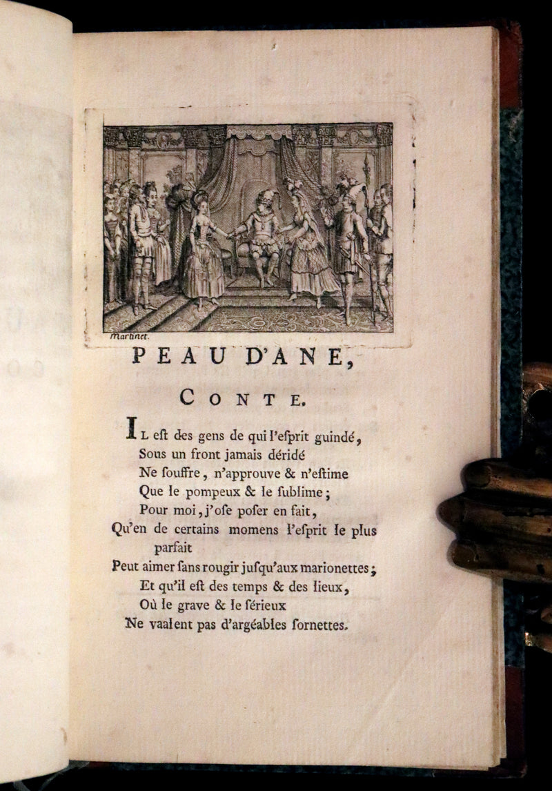 1781 Scarce French early Edition ~ Griselidis, Peau d’Ane et Les Souhaits ridicules. Contes de Perrault. Fairy Tales.